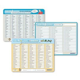 3 Blitzlesekarten im Set - 200 häufigste Wörter - Sätze - Suchwörter: Stabile Lernvorlagen für die 1. Klasse - Leseförderung und DaZ