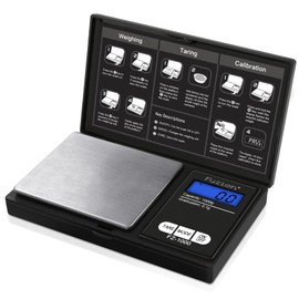 Fuzion Digital Pocket Gram Scale 1000g/0.1g, Small Digital Scales Grams Ounces Grains, Herb Scale, Jewelry Scale, Portable Travel Food Scale