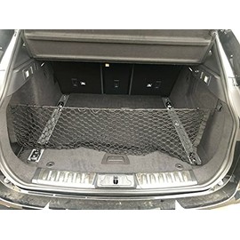 EACCESSORIES EA Rear Trunk Organizer Cargo Net for Jaguar F-PACE 2017-2023 – Envelope Style Cargo Net for SUV-Premium Mesh Car Trunk Organizer Vehicle Carrier Storage-Compatible with Jaguar F-PACE