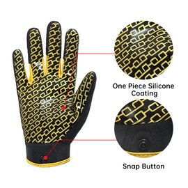 HANDLANDY Mens Football Gloves, Sticky Wide Receiver Gloves for Adult & Youth Best Gift