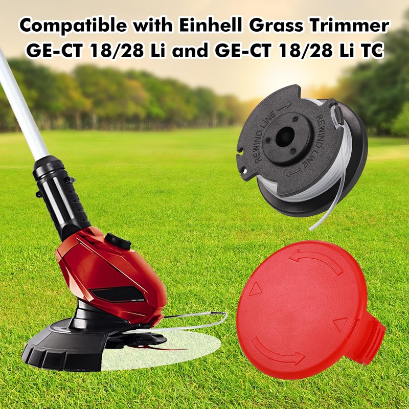 Zocipro Pack of 4 Nylon Replacement Thread Spools, Grass Trimmer