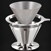 Premium Reusable Coffee Filter for Pour-Over Brewing – Double-Layer 304