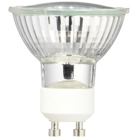 Plusrite 3481 Jdr50/Gu10/Nfl25/C/130 50 Watt Mr16 Gu10 Base 130 Volt 2000 Hour 3000K Covered Narrow Flood Halogen Light Bulb,
