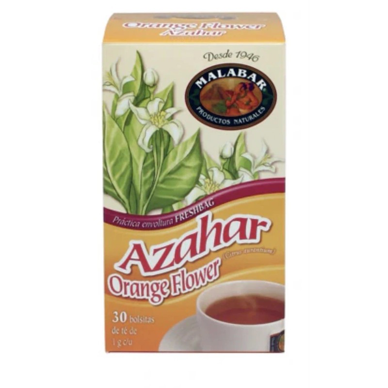 Malabar Te de Azahar con flor de naranja 30 tea