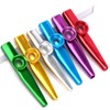 6 Colors Kazoo Musical Instruments Aluminum Alloy Kazoo Sets with