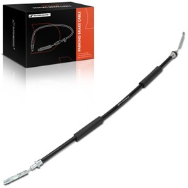 A-Premium Rear Driver or Passenger Side Parking Brake Cable Assembly Compatible with Dodge and Chrysler Models: 300M 1999-2004, Concorde 1998-2004, LHS 1999-2001, Intrepid 1998-2004