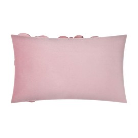 King Rose 3D Flower Throw Pillow Cover Home Decorative Pillow Case Sham Soft Lumbar Cushion Cover for Couch Bed Living Room Chair 12 x 20 Inches Rose Gold