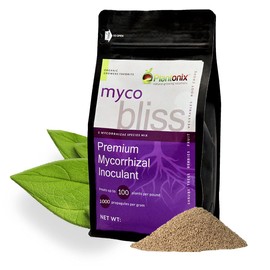 Myco Bliss Premium Mycorrhizal Fungi (5 Endo Mycorrhizae Species Mix) for Plants (Granular, 2lb)