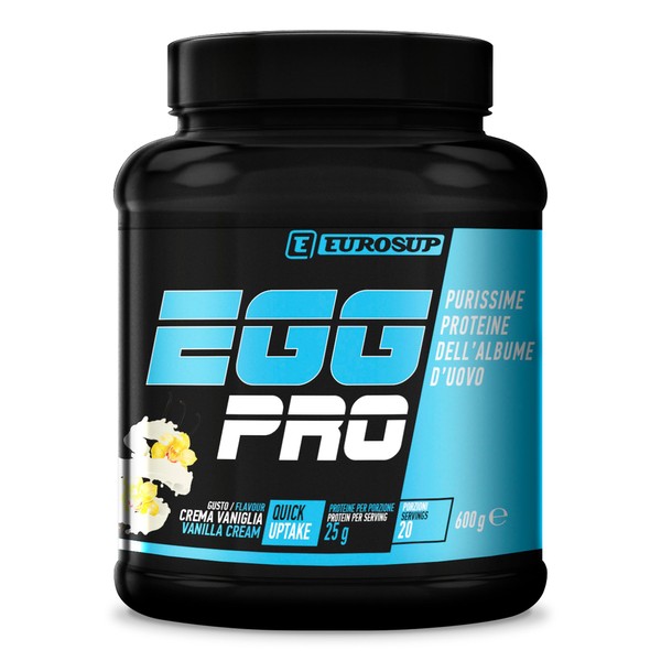 EGG PRO - 600g - Vaniglia - Purissime proteine del bianco d'uovo