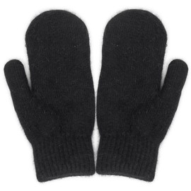 OVOY Winter Knitted Mittens Soft Warm Elastic Cold-Weather Thick Lining Gloves for Women and Men
