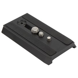 ASHATA Quick Release Plate Camera Tripod Mounting Plate for Manfrotto 501HDV 503HDV 701HDV MH055M0-Q5 Quick Release Slide Plate for Camera Mount