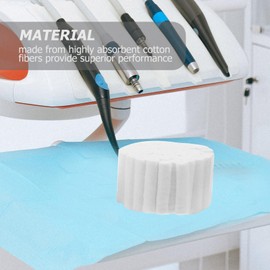 Milisten Pack of 5 Dental Gauze Rolls Cotton Pads Rolled Cotton Ball Mouth Gauze for Dentists Children and Adults