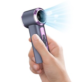 Portable Silent Mini Bladeless Electric Fan,Small fan Clip on for Shirt & Waist,2026 New Mini Bladeless Fan Clip On,Adjustable 3-Speed For Outdoor & Travel & Office, Travel Accessories, Gift (Type B)