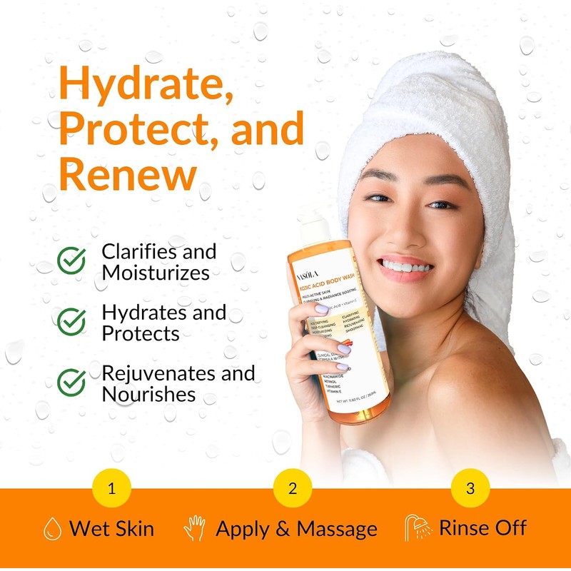 Nasola Kojic Acid Body Wash + Turmeric Vitamin C
