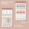 BIROYAL Sticker Set | 10 Sheets Bullet Journal Stickers |
