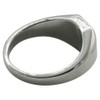 Fine Elegant Signet Ring 925 Silver with Engraving Plate, Size: