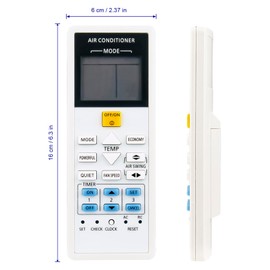 ALLIMITY A75C4147 A75C4149 Air Conditioning Remote Control Compatible with Panasonic AC A/C CWA75C4147 CWA75C4149 CS-S18NKR CS-S18PKR CS-S24NKR CS-S24PKR CS-S28NKR CU-S18NKR CU-S18PKR CU-S18PKR