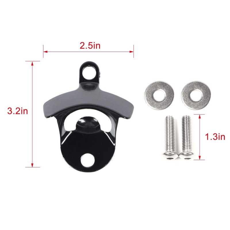 CheroCar Body Mounted Beer Bottle Opener for Jeep Wrangler JK