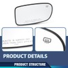 PIT66 Mirror Glass Passenger Side Compatible with Chrysler 200 300