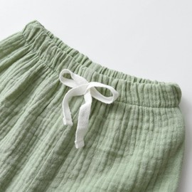 Tearfuty Baby Girls Cotton Linen Blend Summer Shorts (Pack of 3)