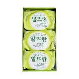 Altrang Soap Green Olive 3pcs W96E92E / 알뜨랑 비누 그린올리브 3입 W96E92E