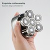 6 in 1 IPX6 Waterproof Electric Head Hair Shaver Automatic