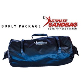 Ultimate Sandbag Training- Burly Package- Adjustable Fitness Sandbag 60-120 pounds Heavy Duty Workout Sandbag for Exercise and Crossfit (Black)