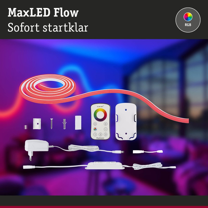 Paulmann 70965 MaxLED Flow Basic Set 1.5 m RGB 13.5