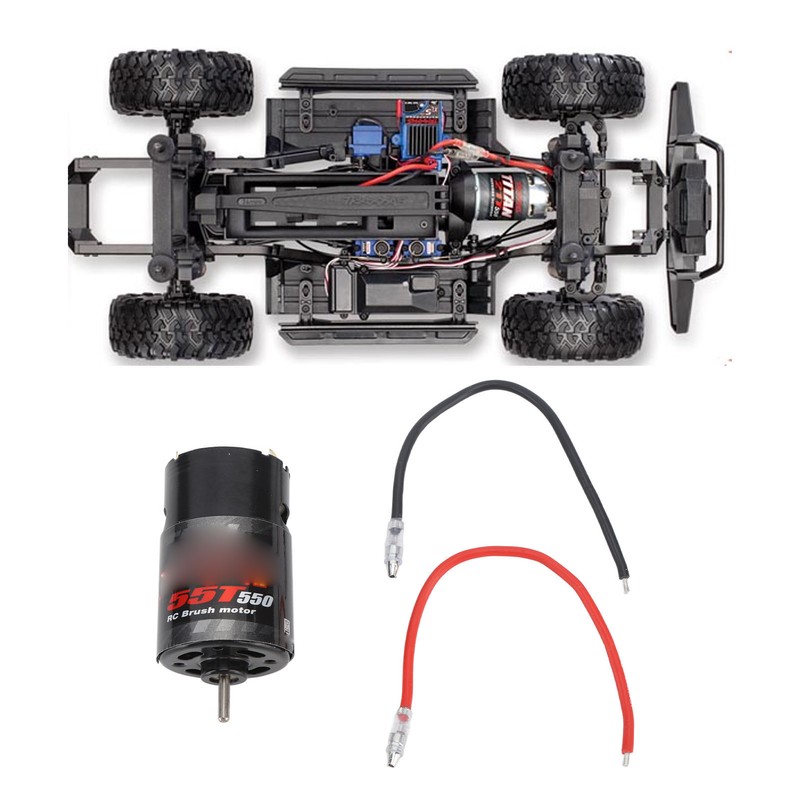 RC Crawler Car Motor ESC Set 550 55T Brushed Motor