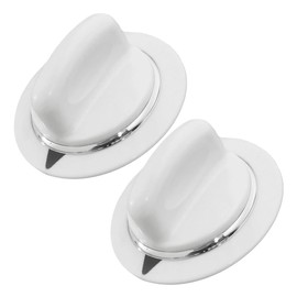 PartsBroz WE01X20374 Timer Knob (2-Pack) - Compatible With General Electric Hotpoint Dryer - Replaces PS8769912 AP5805160 WE1M856 GTDX100EM1WW GTDX180ED3WW GTDX180ED0WW GTDX180ED5WW GTDX100EM0WW