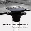 Heaorld Square Shower Drain, 6 Inch Shower Floor Drain Kit