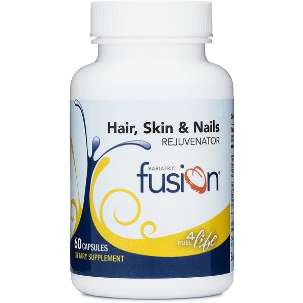 Bariatric Fusion ONE Per Day Bariatric Hair Skin and Nails Vitamins REJUVENATOR for Women | Vegan Supplement Includes Biotin, B12, and B1 | 60 Count