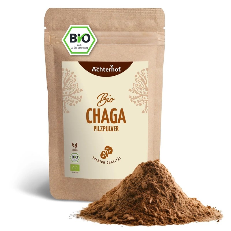 Organic Chaga Mushroom Powder 100 g | Vital Mushroom |
