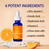 Korean Vitamin C Serum 20% with Hyaluronic Acid & Ferulic
