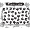 WRAPAHOLIC 50 Sheets Dog Paw Paper Place Mats - 11