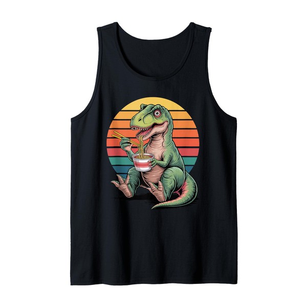 T-Rex Dinosaur Instant Cup Noodles Tyrannosaurus Rex Tank Top