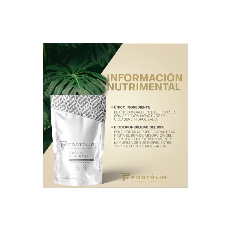 Colágeno Hidrolizado Polvo Puro Alta Absorción Péptidos 500g