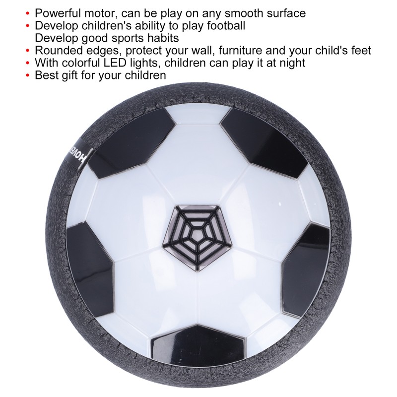 Kids Hover Soccer Ball Toys LED Light USB Rechargeable Air