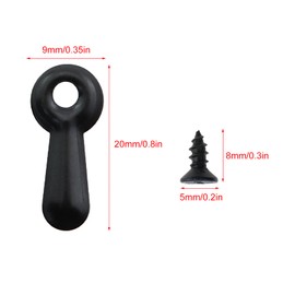 Guifeng 120PCS Metal Photo Frame Clip Turning Button Fastener Photo Frame Back Plate Fixing Plate Photo Connecting Plate with 120pcs Screws for Hanging Pictures Black 60 Gold 60