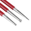 3 Pcs Leather Press Rub Tool, Leather Craft Tool Modelling