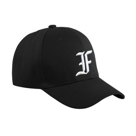 MFAZ Morefaz Ltd Unisex Baseball Cap Adjustable Kids Snapback Trucker Cap Cotton Girls Boys Baseball Cap Sun Hat for Travel School Outdoor Sports Letter F
