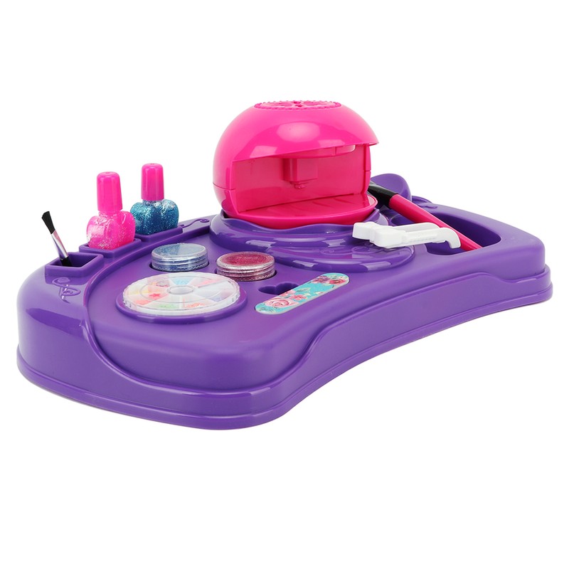 Kids Nail Art Toys Nail Polish Set with Dryer DIY