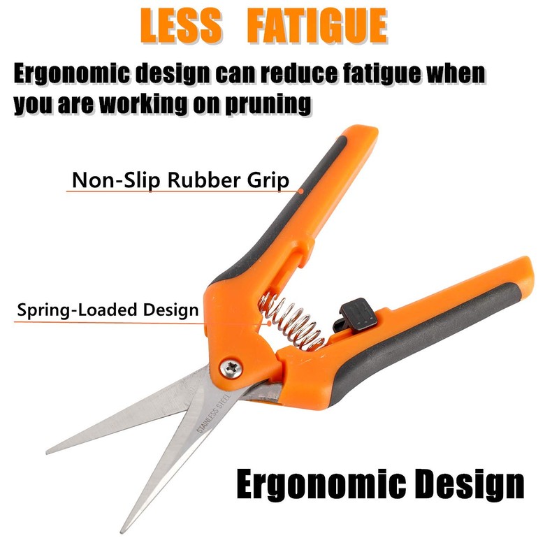 YaeCCC 12 Pack 6.5 Inch Gardening Hand Pruner Pruning Shear