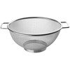 Fackelmann 28333 Fine Mesh Stainless Steel Colander 26cm Diameter, Silver,