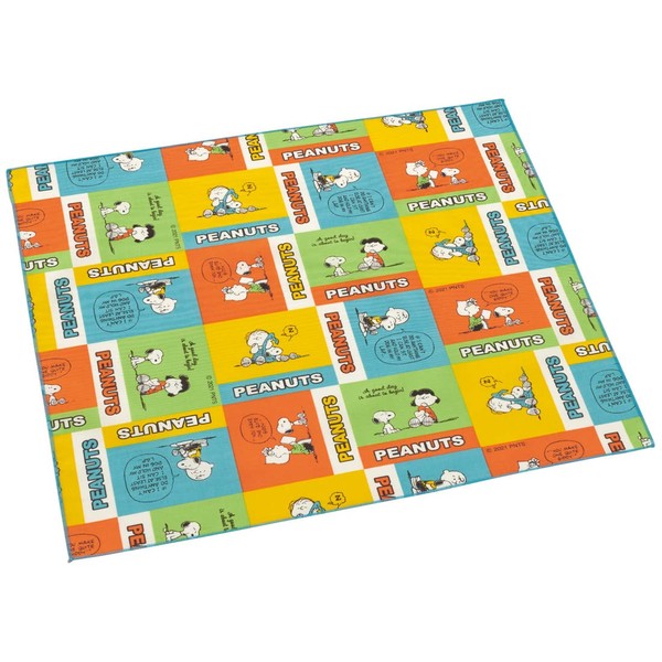 Skater KB4-A Bento Lunch Cloth, 16.9 x 16.9 inches (43 x 43 cm), Snoopy, Two-Tone Color, Made in Japan