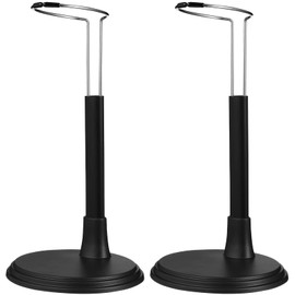 Toyvian 2pcs Doll Stands Display Holder Plastic Mini Doll Display Stand Support Figures Display Rack Doll Bracket Support Bear Stand Birthday Party Favor for Shop Home Doll Dolls & Accessories