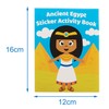 Baker Ross FX616 Altes Egypten-Sticker-Aktivitätsbücher - 8er-Packung, Sticker-Bücher-Partytütenfüller für Kinder