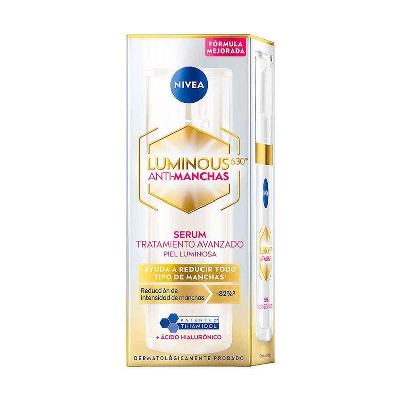 Serum Facial Aclarador NIVEA LUMINOUS630 Anti-manchas Ácido hialurónico 30ml