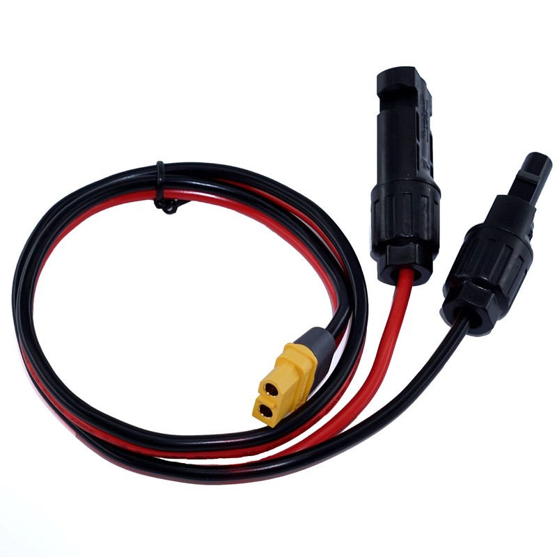 iHaospace Solar Charging Cable Solar Plug to XT60 Plug Solar