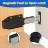 Jiayi Push Open Latches, 6 Pack Cabinet Magnetic Push Latch